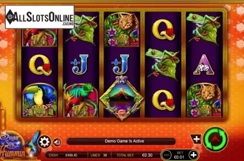 Game Workflow screen. Sugar 'n' Spice Hummin' from Ainsworth