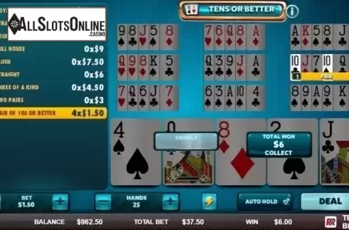 Game Screen 2. Tens or Better (Red Rake) from Red Rake
