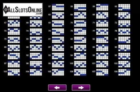 Paytable 6. The Charleston from High 5 Games