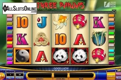 Screen3. Three Pandas from Lightning Box