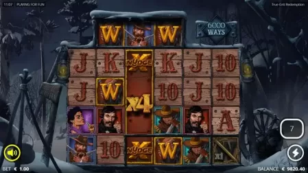 True Grit Redemption slot screenshot 5