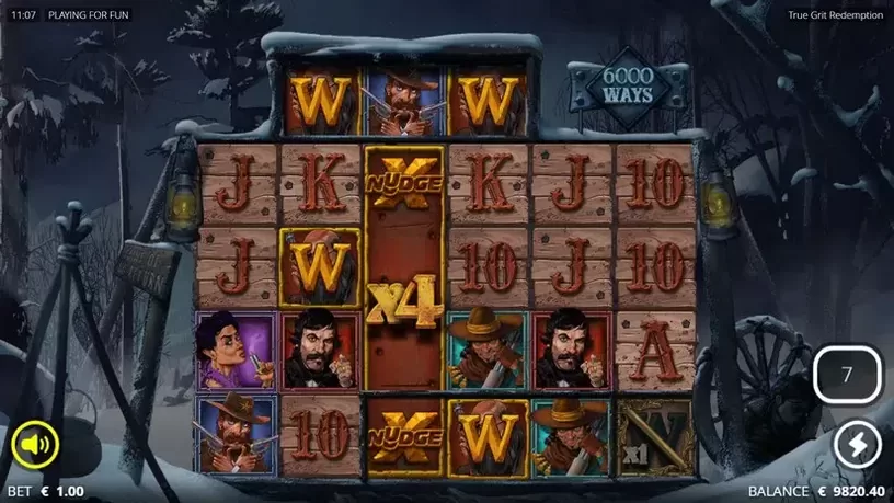 True Grit Redemption slot screenshot 5