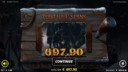 True Grit Redemption slot screenshot 7