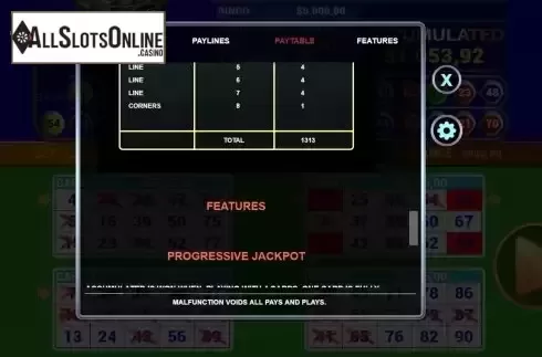 Paytable 4