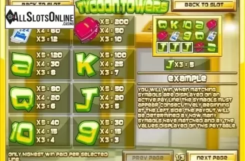 Screen2. Tycoon Towers from Rival Gaming