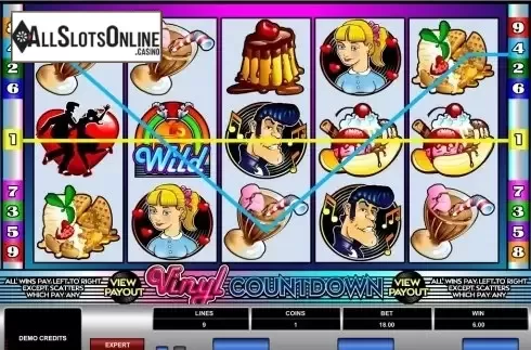 Screen5. Vinyl Countdown from Microgaming