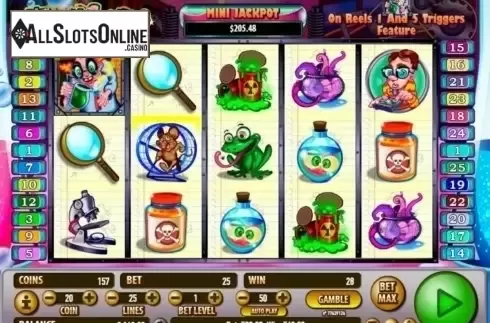 Win Screen 2. Weird Science from Habanero