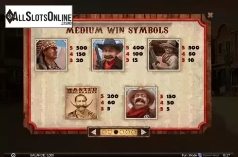 Screen4. Wild Wild Spin from Spinomenal