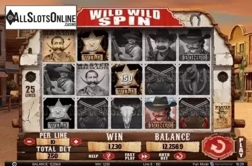 Screen9. Wild Wild Spin from Spinomenal
