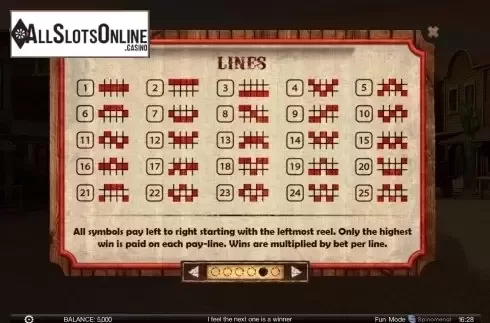 Screen6. Wild Wild Spin from Spinomenal
