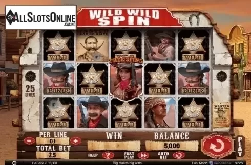 Screen8. Wild Wild Spin from Spinomenal