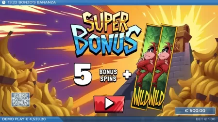 Bonzo’s Bananza slot screenshot 4