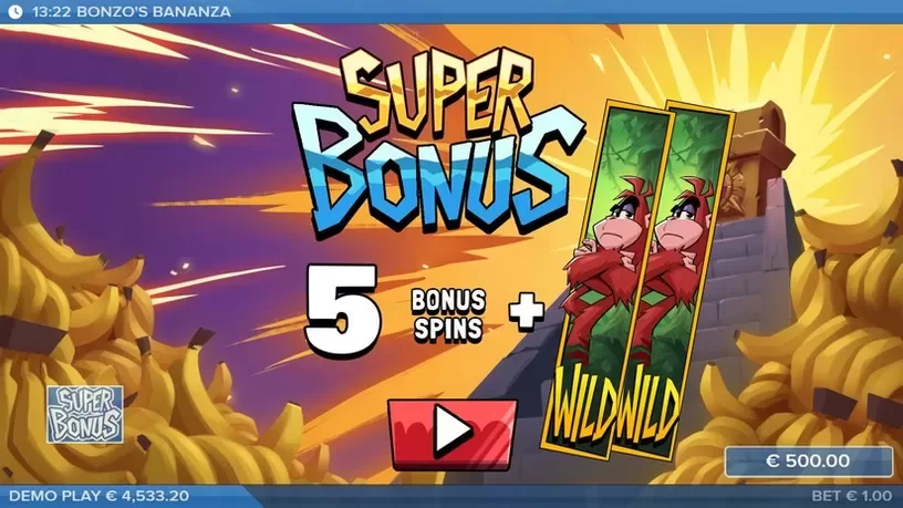Bonzo’s Bananza slot screenshot 4