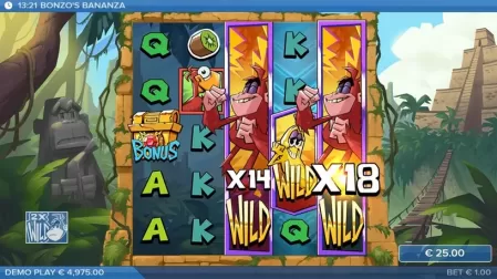 Bonzo’s Bananza slot screenshot 2