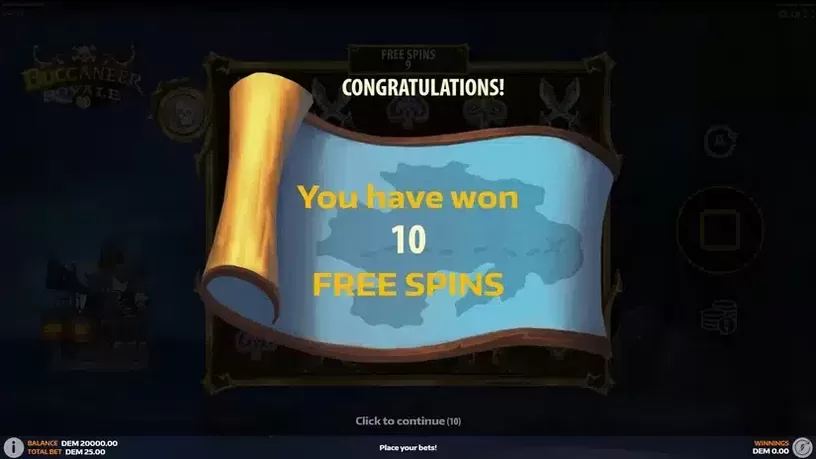 Buccaneer Royale slot screenshot 2