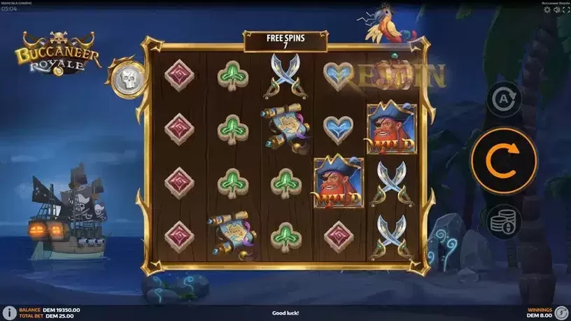 Buccaneer Royale slot screenshot 3