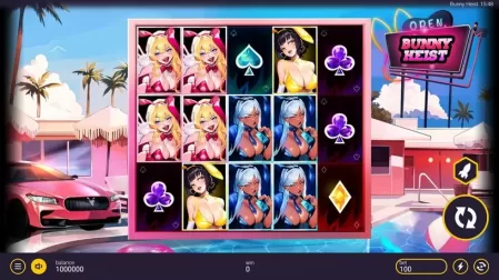 Bunny Heist slot screenshot 1
