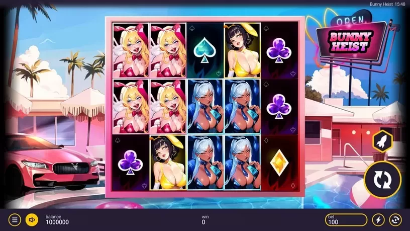 Bunny Heist slot screenshot 1
