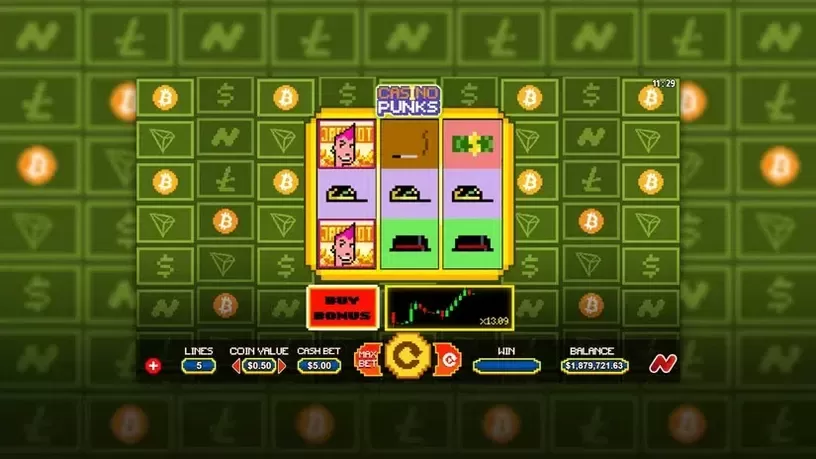 Casino Punks slot screenshot 1