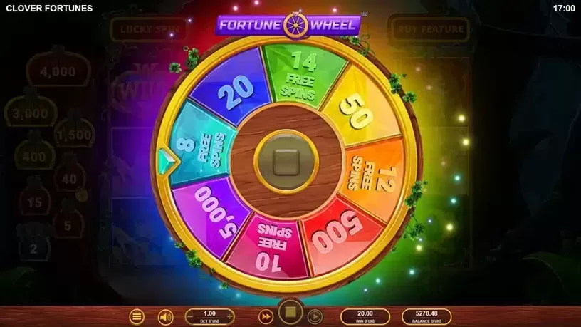 Clover Fortunes slot screenshot 3