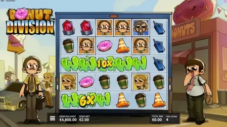 Donut Division slot screenshot 3
