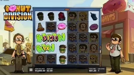 Donut Division slot screenshot 5