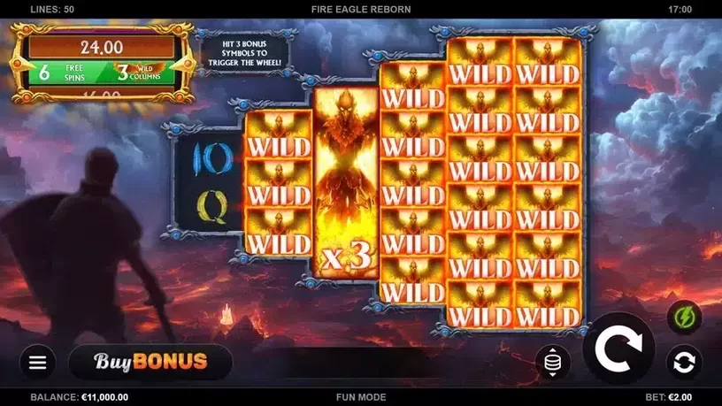 Fire Eagle Reborn slot screenshot 1