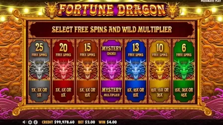 Fortune Dragon slot screenshot 4