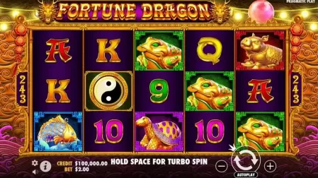 Fortune Dragon slot screenshot 1