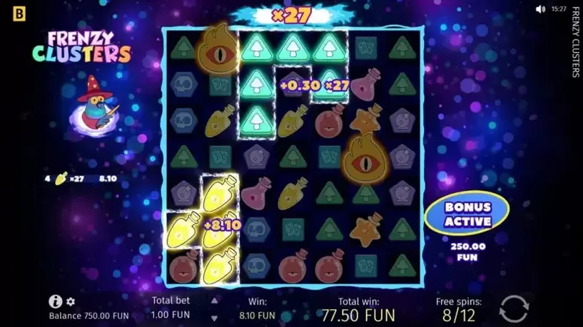 Frenzy Clusters slot screenshot