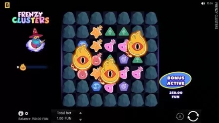 Frenzy Clusters slot screenshot 2