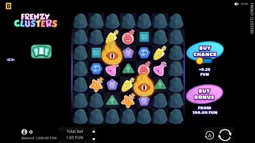 Frenzy Clusters slot screenshot
