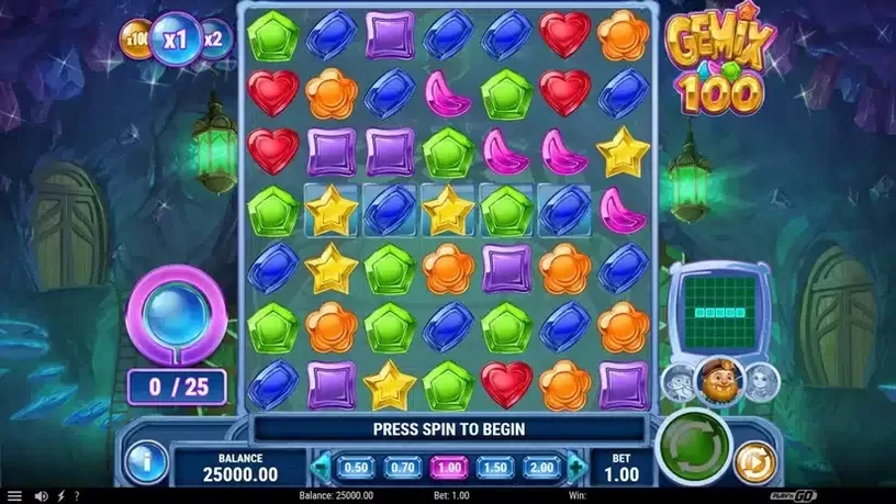 Gemix 100 slot screenshot 1