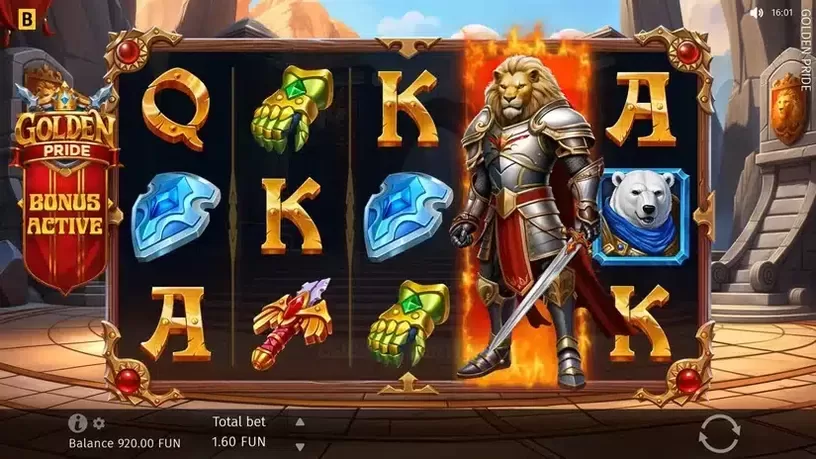 Golden Pride slot screenshot 1