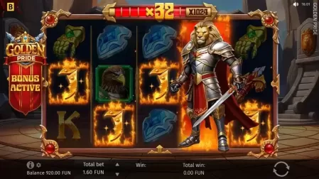Golden Pride slot screenshot 4