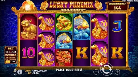 Lucky Phoenix Megaways slot screenshot 1