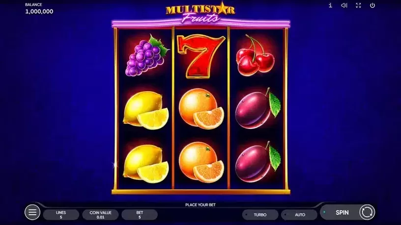 Multistar Fruits slot screenshot 1