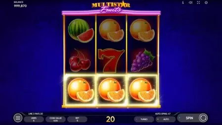 Multistar Fruits slot screenshot 4