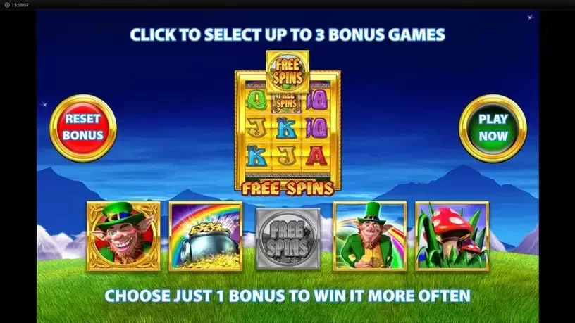 Rainbow Riches Pick and Mix slot screenshot 