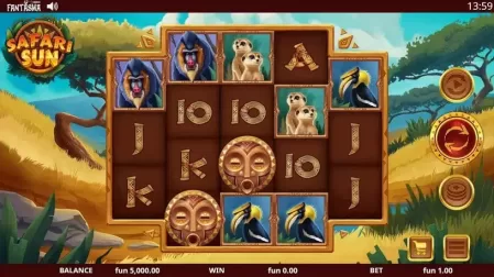 Safari Sun slot screenshot 1