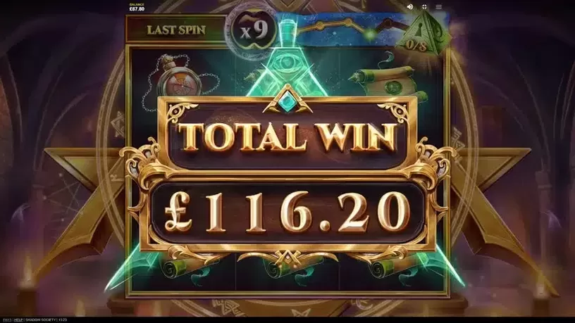Shadow Society slot screenshot 10