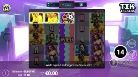 Tik Talkers slot screenshot 3
