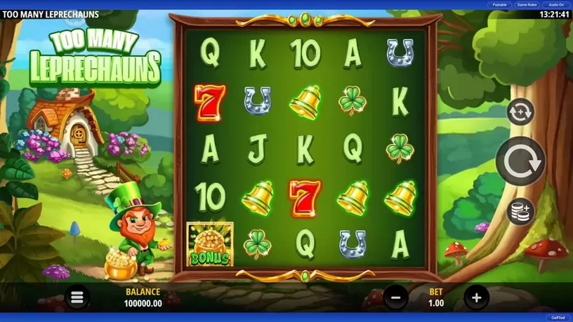 Too Many Leprechauns slot screenshot 1