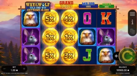Way of the Wolf Hold and Win Extreme slot screenshot 2