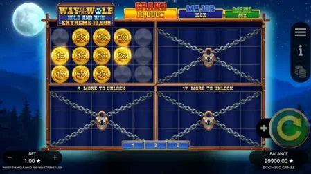 Way of the Wolf Hold and Win Extreme slot screenshot 4