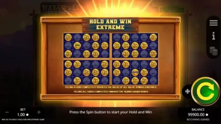 Way of the Wolf Hold and Win Extreme slot screenshot 3