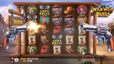 Wild West Duels slot screenshot 4