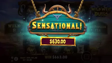 Wild West Duels slot screenshot 8