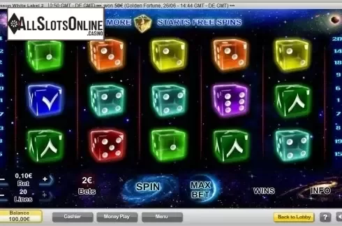 Astrodice. Astrodice from NeoGames
