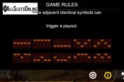 Paylines screen